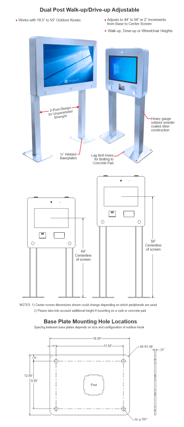 dual-post-adjustable