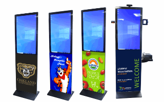 floor stand kiosks