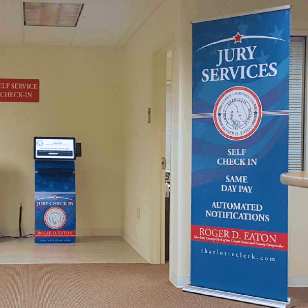 court kiosk