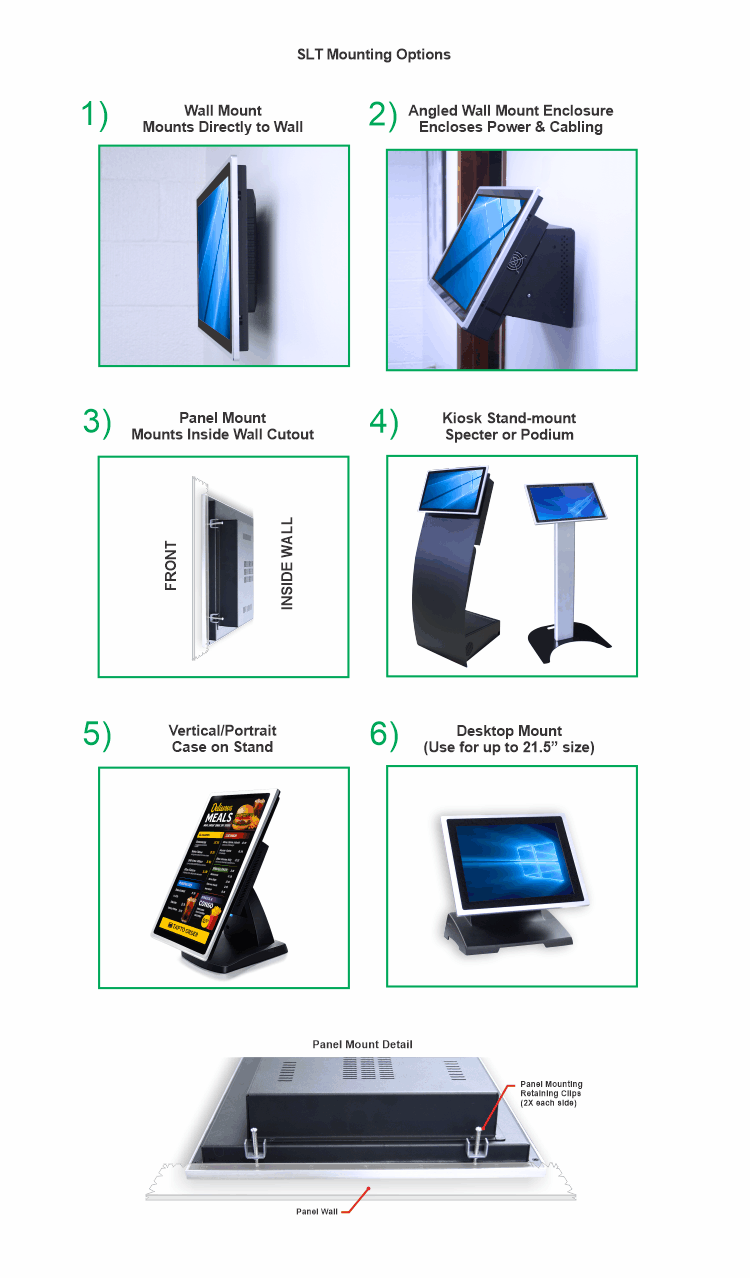 SLT mountings 2 touch all in one